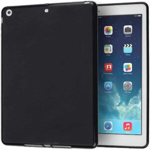 Fonu Siliconen Backcover Hoes iPad Air 1 2013 – Matzwart