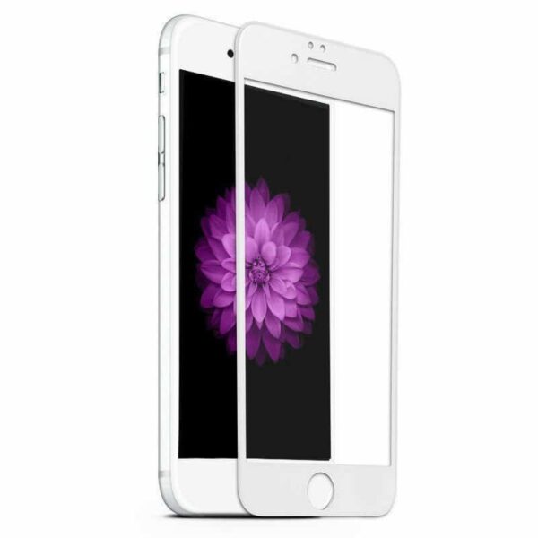 verkoper leeftijd Vet Fonu Fullcover Glas voor scherm iPhone SE 2020 - 8 - 7 - Wit