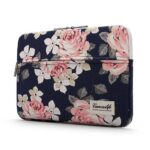 variatie Canvaslife Universeel Laptop Sleeve tot 14 inch – Bloemenprint Blauw