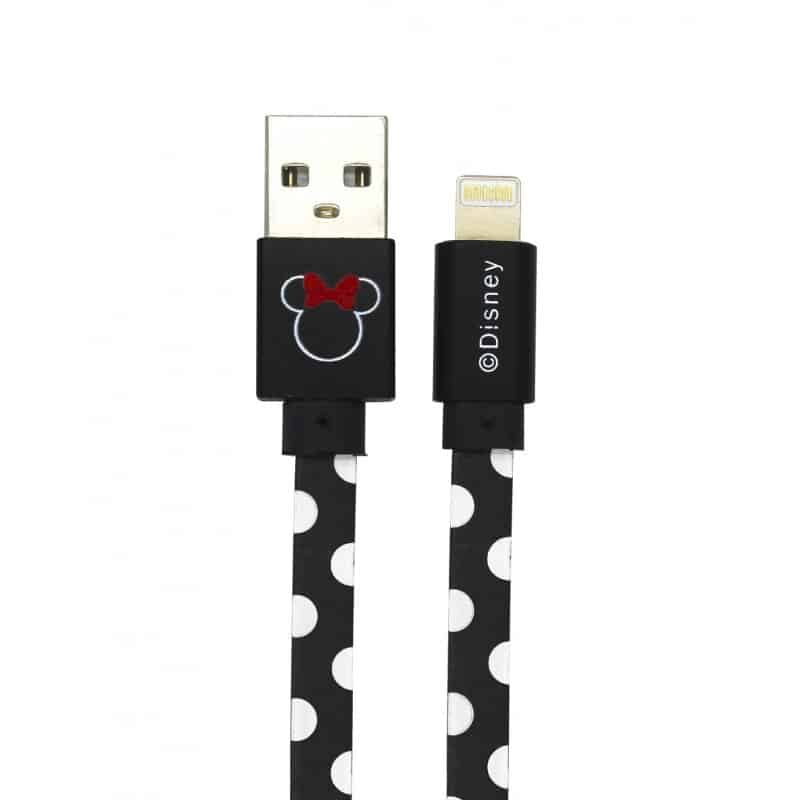 Disney Minnie Mouse Lightning Kabel - 1 Meter - Zwart