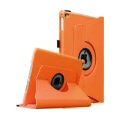 iPad 6/5 Hoes - 6e/5e Generatie - Case - Cover - Bookcase - 9.7 Inch - 2018/2017 - 360 Draaibaar - Roterend - Met Standaard - Oranje