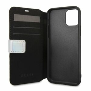 GUESS Iridescent Bookcase Hoesje iPhone 11 - Zilver 3