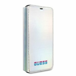 GUESS Iridescent Bookcase Hoesje iPhone 11 - Zilver 4