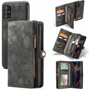 Caseme vintage Wallet Case Samsung Galaxy A71 – Zwart