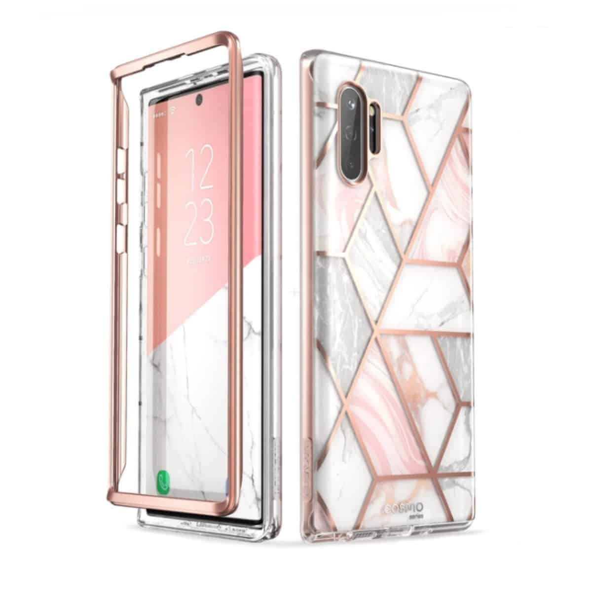 COSMO Backcover Hoesje Samsung Galaxy Note 10 - Marble Wit 1