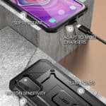 Supcase 360 Back Cover met Screen Protector Samsung S20 - Zwart - 5