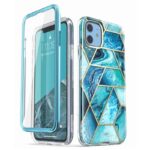 variatie Cosmo 360 Backcover Smartphonehoesje met Screen Protector iPhone 11 – Marble Ocean