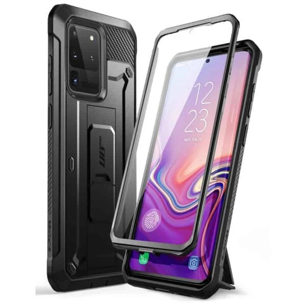 SUPCASE 360° Backcover Hoesje Met Screen Protector Samsung Galaxy S20 Ultra - Zwart