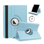 variatie iPad 9/8/7 Hoes – 9e/8e/7e Generatie – 10.2 Inch – Case Cover Hoesje – Bookcase – 2021/2020/2019 – 360 Draaibaar – Met Standaard – Lichtblauw