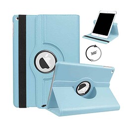 iPad 9/8/7 Hoes - 9e/8e/7e Generatie - 10.2 Inch - Case Cover Hoesje - Bookcase - 2021/2020/2019 - 360 Draaibaar - Met Standaard - Lichtblauw