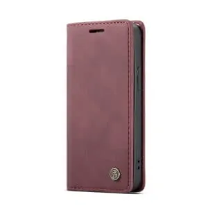 Caseme retro Book Telefoonhoesje iPhone 12 Pro en 12 – Paars