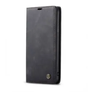 Caseme retro Bookcase Hoesje iPhone 12 Pro Max – Zwart