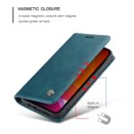 CaseMe Retro Bookcase Hoesje iPhone 12 - 5.4 inch Blauw 5