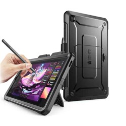 Supcase Full Cover Case Hoesje Samsung Galaxy Tab S6 Lite - Zwart