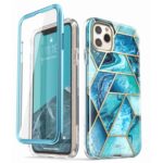 variatie COSMO 360° Back Case Met Screen Protector iPhone 11 Pro Max – Marmer Ocean