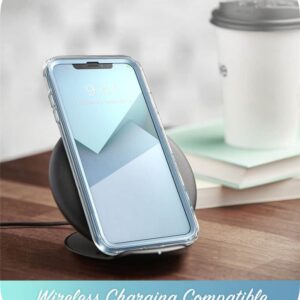 COSMO 360° Backcover Hoesje Met Screen Protector iPhone XR - Marble Blauw 5