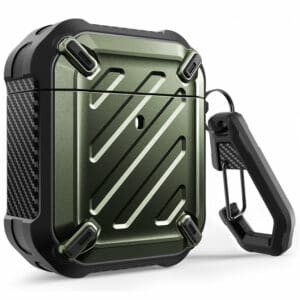 Supcase Unicorn Beetle Rugged Armor Hoesje voor Apple AirPods 2 – Airpods 1 – Groen