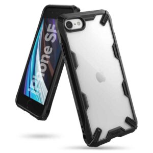 Ringke Fusion X Backcover Hoesje iPhone SE 2020 - Zwart 1