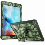 variatie Supcase Fullcover Case Hoesje iPad 2018 – 2017 – 9.7 inch – Camo Groen