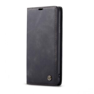 CaseMe Retro Bookcase Hoesje iPhone 12 Pro Max - 6.7 inch - Zwart 1