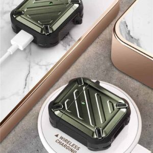 SUPCASE Unicorn Beetle Rugged Armor Apple AirPods Case - Metallic Groen 6