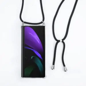 Fonu Siliconen Anti-Shock Back Cover Telefoonhoesje met Koord Samsung Note 20 Ultra