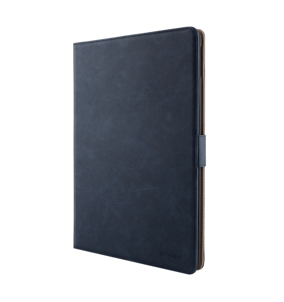 Premium Leren Bookcase Hoes iPad 7 (2019) : iPad 8 (2020) - 10.2 inch - Donkerblauw - 1