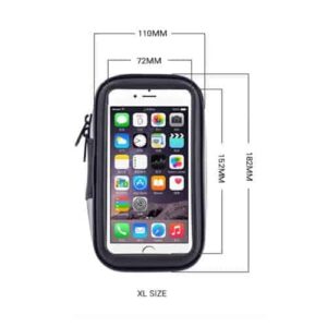 XL Universeel Telefoonhouder voor Fietsstuur - Waterdicht - Tot 6,5 inch Telefoons 2