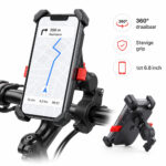 Universeel Telefoonhouder voor Fiets en Motor – 360 draaibaar – tot 6.8 inch - 5