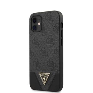 GUESS 4G Logo Backcover Hoesje iPhone 12 Mini - Zwart 2