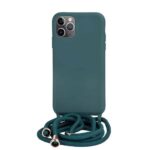 variatie Fonu Siliconen Hoesje met Koord iPhone 12 Pro en 12 – Forest Groen