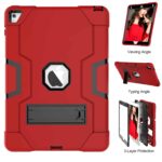 variatie Fonu Shockproof Staand Hoesje iPad Air 2 2014 – Rood