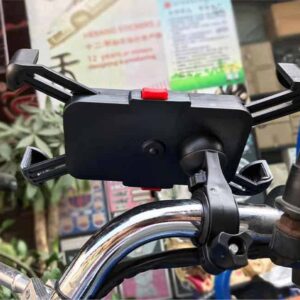 XL Universeel Telefoonhouder voor Fiets & Motor - 360° draaibaar - Tot 6,5 inch Telefoons 9