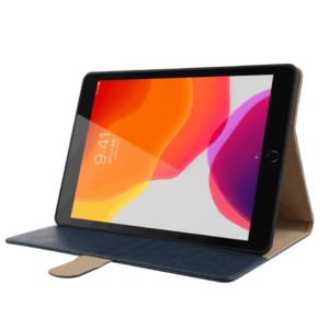 Premium Leren Bookcase Hoes iPad 7 (2019) : iPad 8 (2020) - 10.2 inch - Donkerblauw - 4