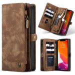 CaseMe Vintage Wallet Case Hoesje iPhone 12 - 5.4 inch - Bruin 1