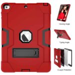 variatie Shockproof Standcase Hoes iPad 7 – iPad 8 – iPad 9 – 10.2 inch – Rood