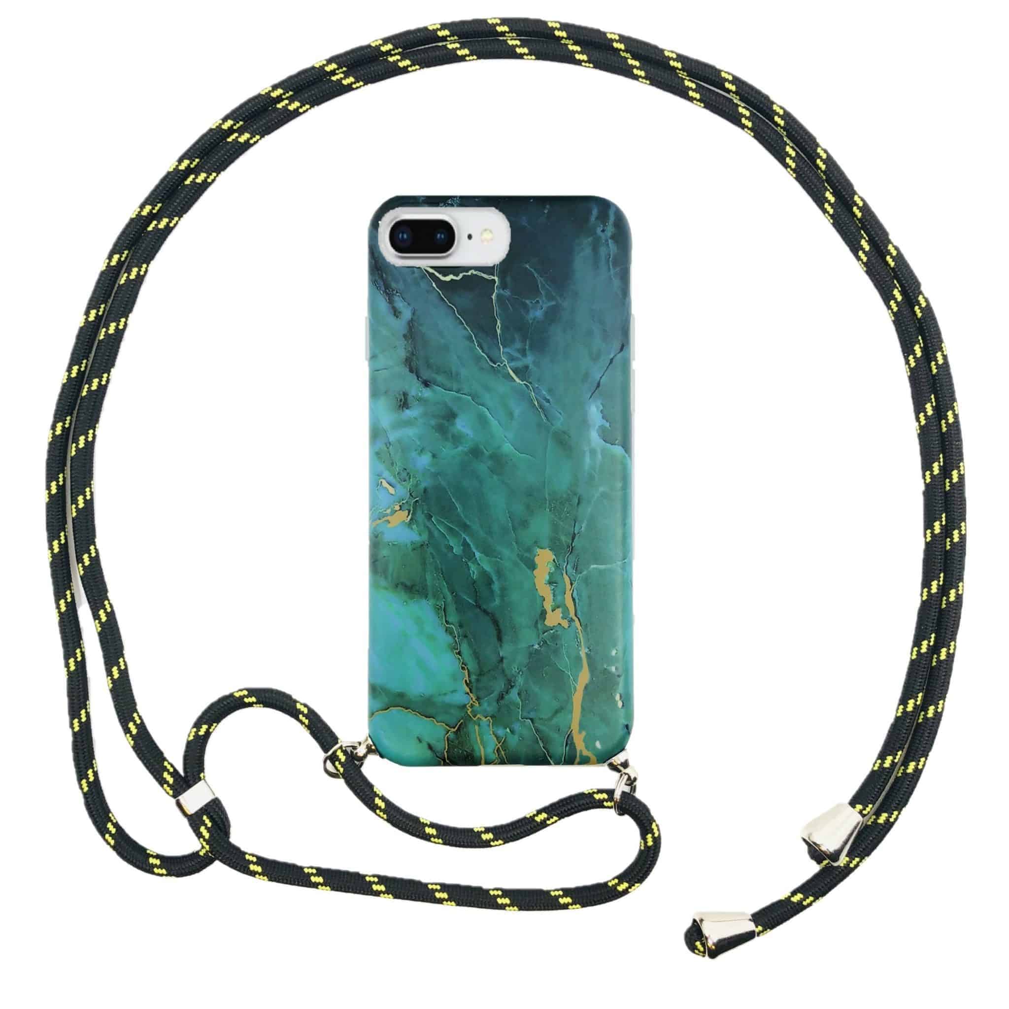 paperback behuizing Beschrijvend FONU Marmer Back Cover Met Koord iPhone 8 Plus / 7 Plus - Groen Marmer paperback behuizing Beschrijvend FONU Marmer Back Cover Met Koord iPhone 8 Plus / 7 Plus - Groen Marmer