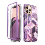 variatie Cosmo 360 Back Cover met Screen Protector iPhone 12 Pro en 12 – Marmer Ameth
