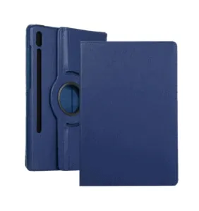 360° Bookcase voor de Samsung Galaxy Tab S8 – Tab S7 – Donkerblauw