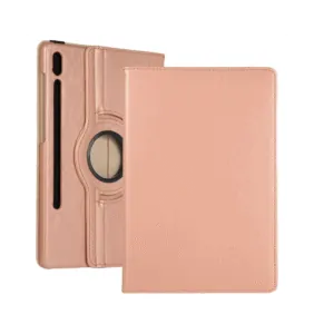 Draaibaare Booklet Cover Samsung Tab S8 – Tab S7 – Rose Gold