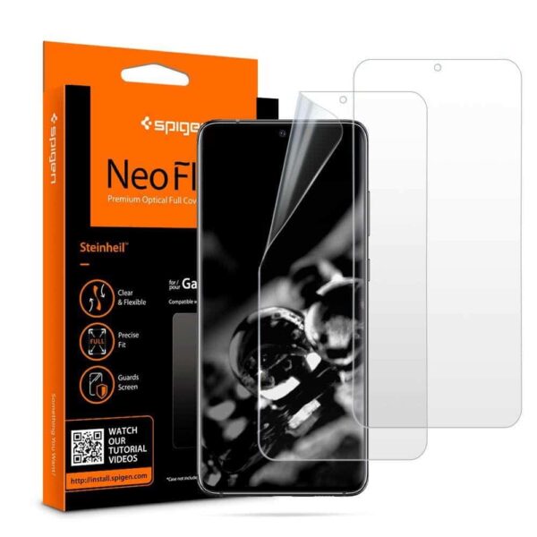Spigen Neo Flex HD Screenprotector Samsung Galaxy S20 Ultra - 2 Stuks 1