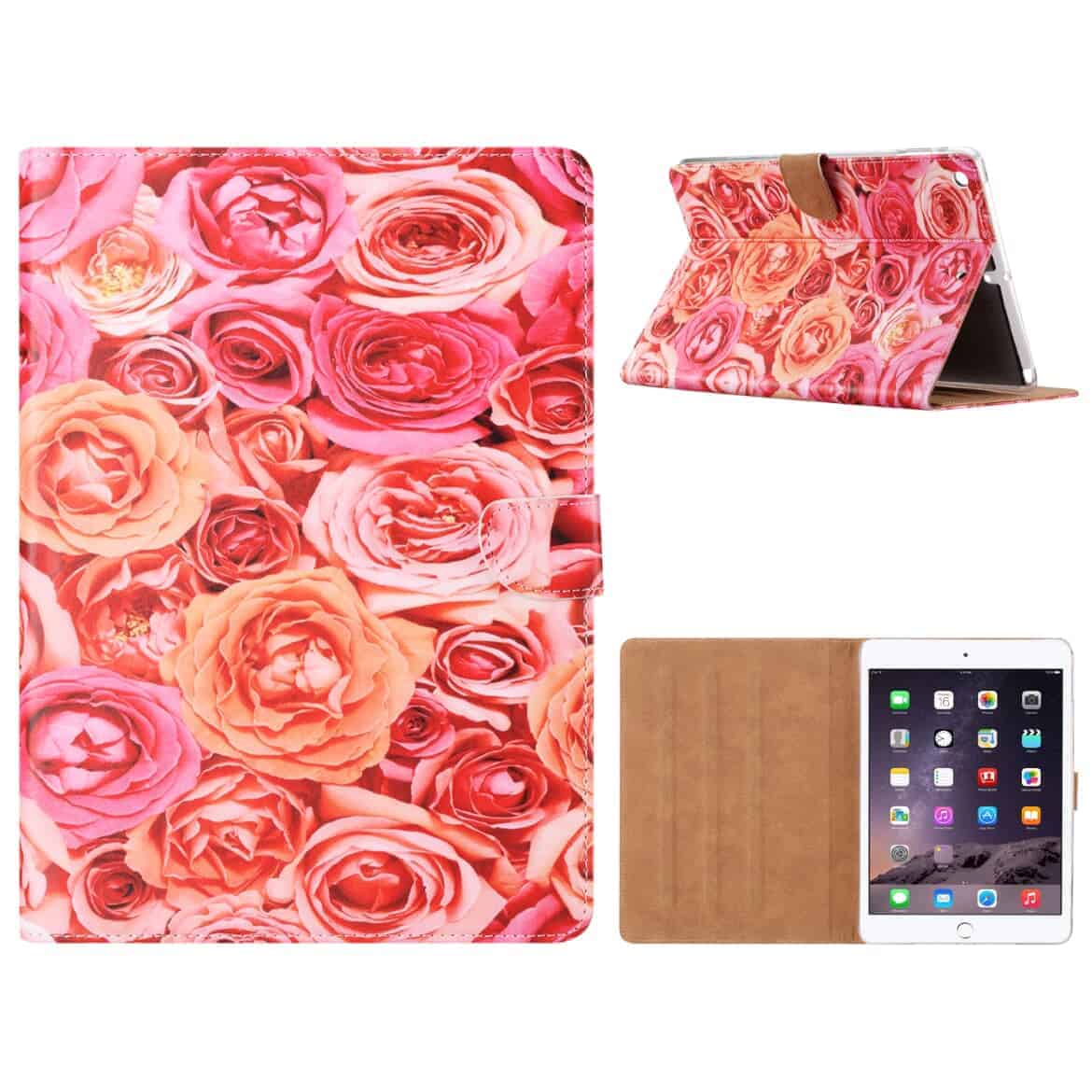 fonu-bookcase-hoes-roze-rozen-ipad-2017-2018-1