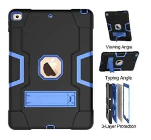 Shockproof Staand Hoesje iPad 10.2 2021 – 2020 – 2019 – Lichtblauw