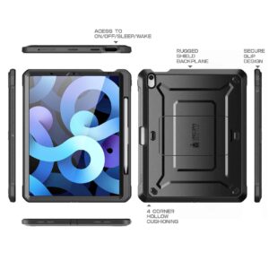 SUPCASE Full Cover Case Hoesje iPad Air 4 (2020) - 10.9 inch - Zwart 8