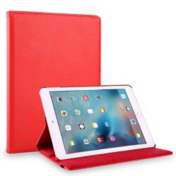iPad 6/5 Hoes - 6e/5e Generatie - Case - Cover - Bookcase - 9.7 Inch - 2018/2017 - 360 Draaibaar - Roterend - Met Standaard - Rood