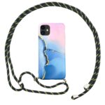 variatie Fonu Marmer Back Cover met Koord iPhone 11 – Sunset