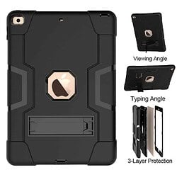 Shockproof Standcase Hoes iPad 7 - iPad 8 - iPad 9 - 10.2 inch - Zwart