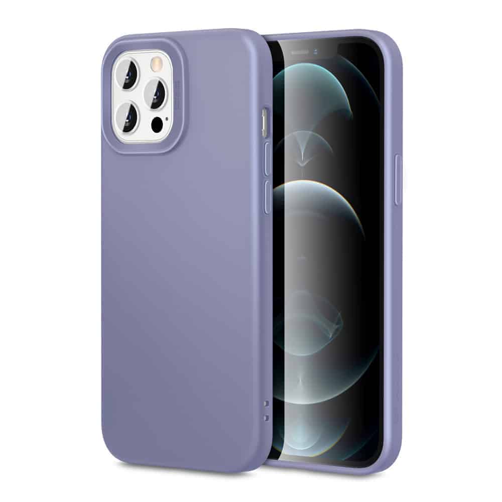 ESR Cloud Siliconen Telefooncover iPhone 12 / iPhone 12 Pro - Grijs