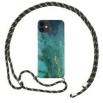 variatie Fonu Marmer Telefooncover met Koord iPhone 11 – Groen Marmer
