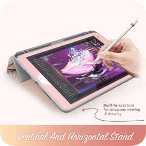 COSMO Bookcase Hoes iPad Air 4 (2020) - 10.9 inch - Pencil houder - Marble Wit 4COSMO Bookcase Hoes iPad Air 4 (2020) - 10.9 inch - Pencil houder - Marble Wit 4